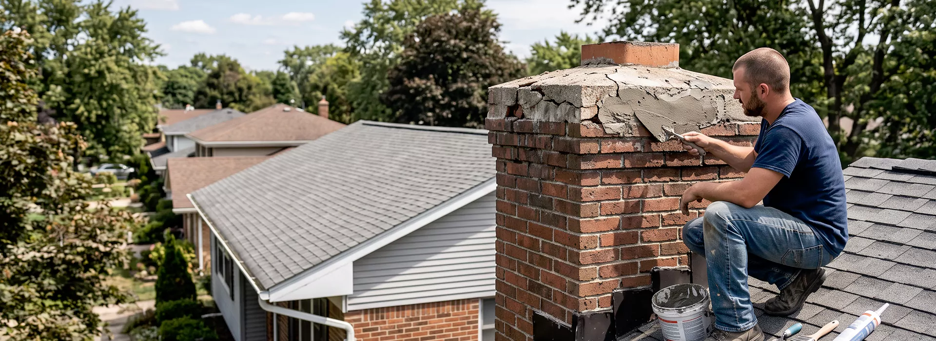 Chimney Crown Repair Abington, PA