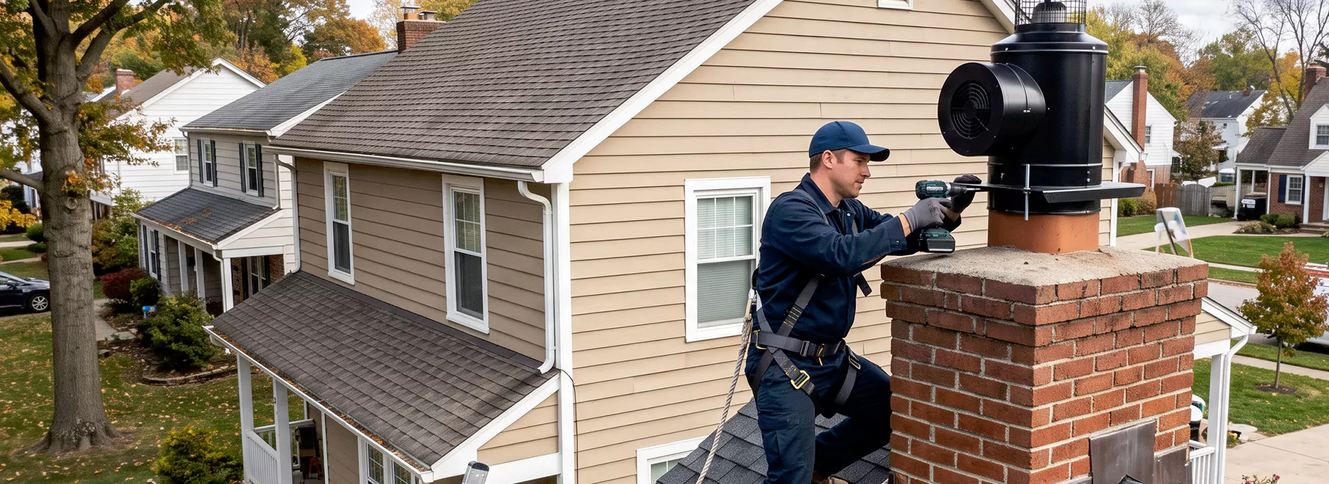 Chimney Fan Installation in Abington, PA