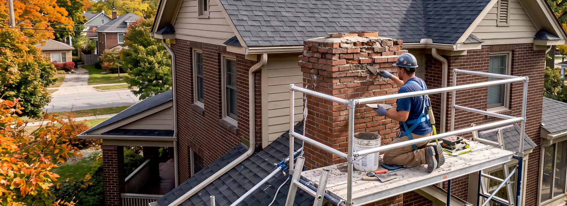 Chimney Masonry Repair in Abington, PA