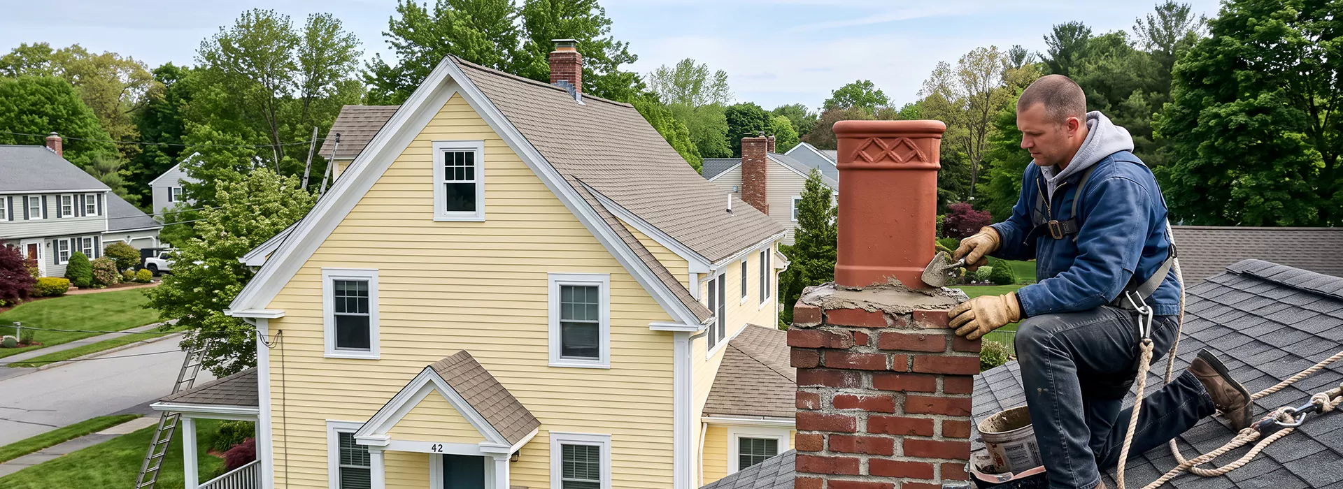 Chimney Pot Repair Abington, PA
