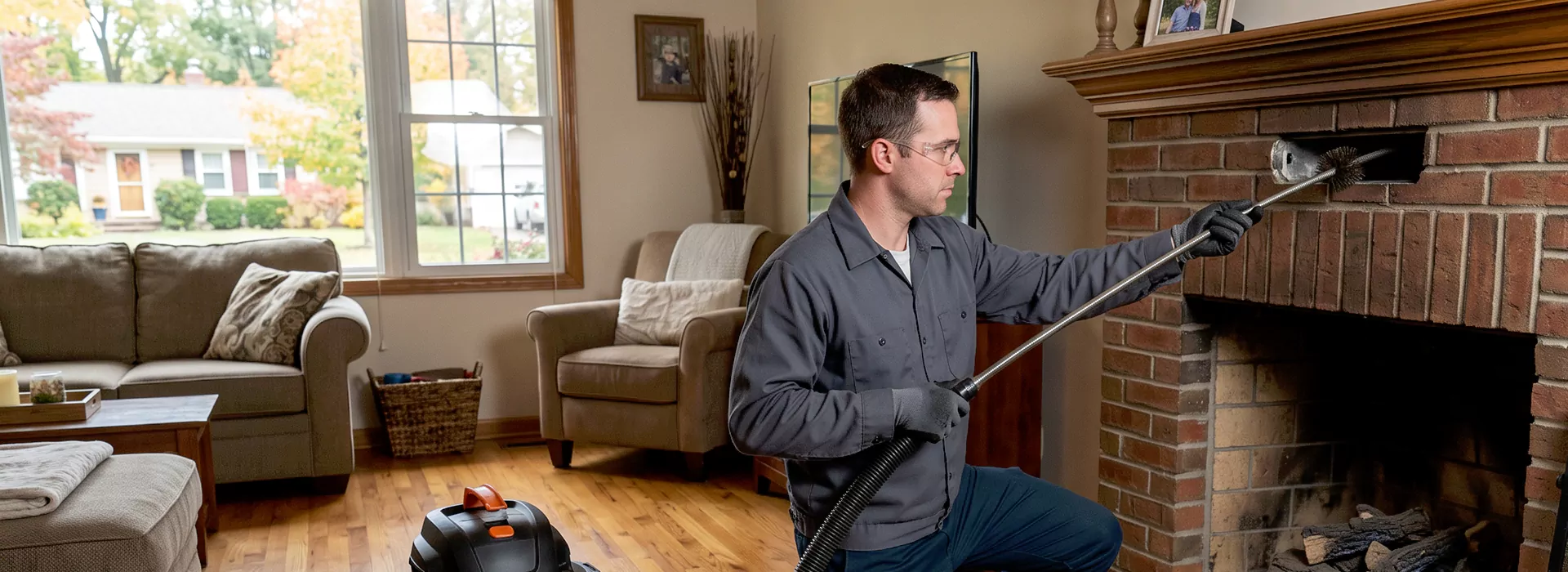 Fireplace Vent Cleaning in Abington, PA