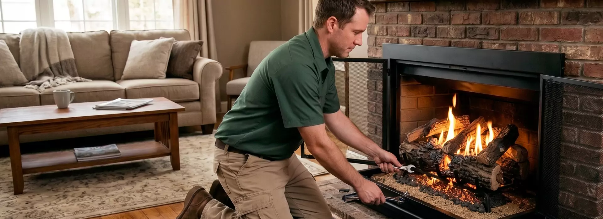 Gas Fireplace Logs in Abington, PA