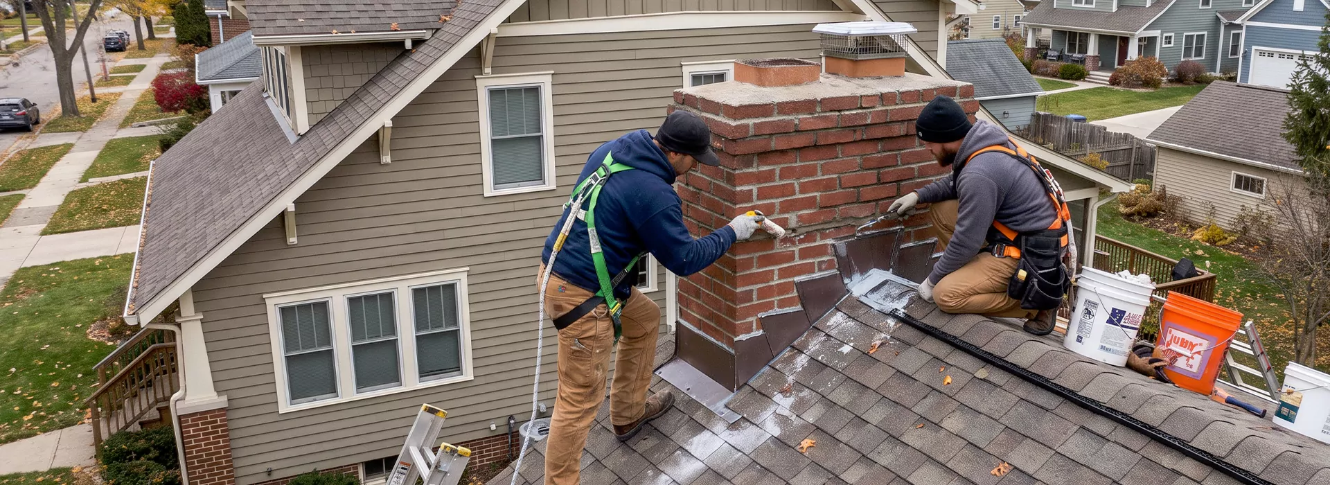 Leaking Chimney Repair in Abington, PA