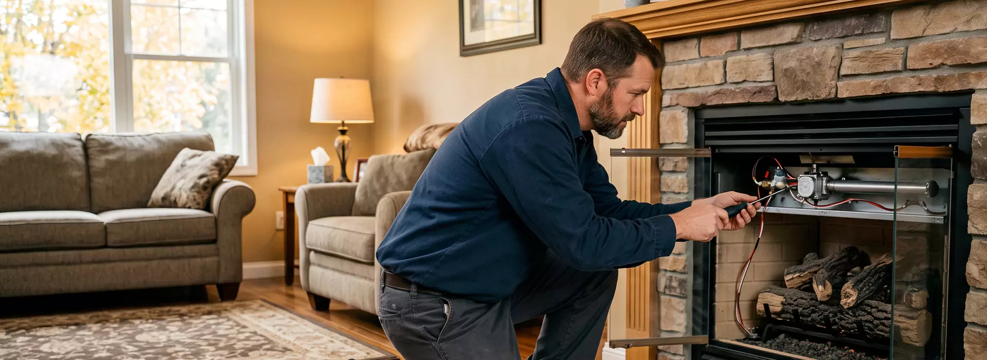Propane Fireplace Repair in Abington, PA