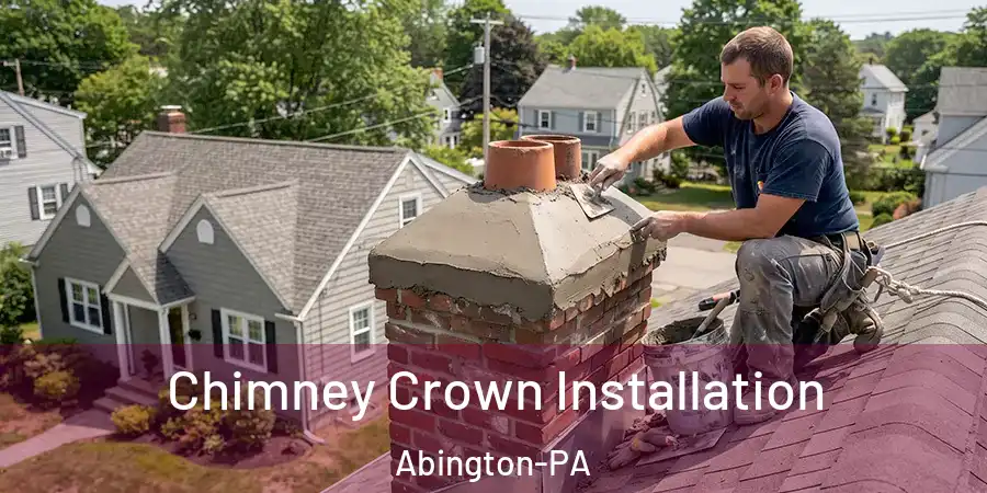 Chimney Crown Installation Abington-PA