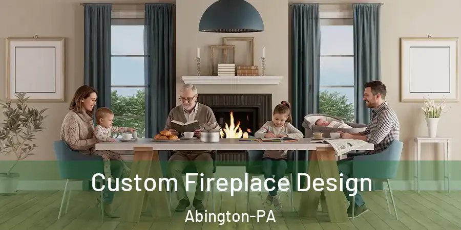 Custom Fireplace Design Abington-PA