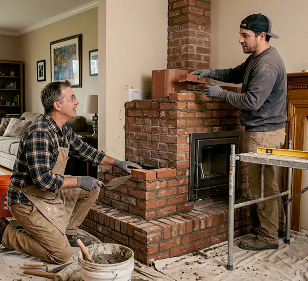 Certified Brick Fireplace Installation Company: Your Local Masonry Fireplace Contractors in Abington, PA