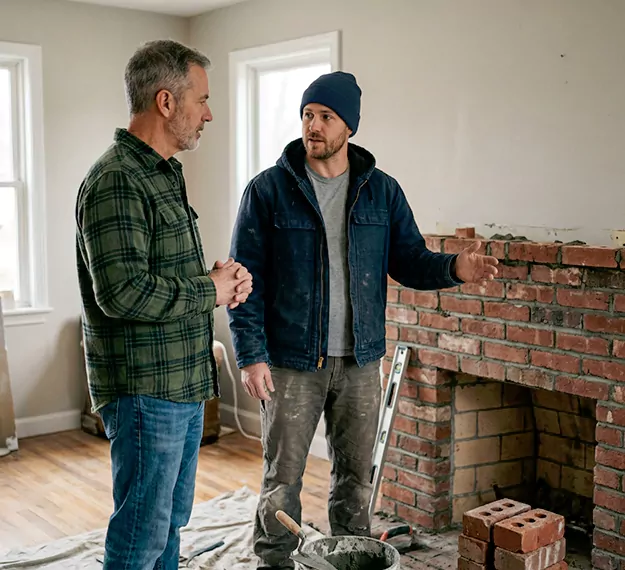 Why Abington Homeowners Choose Our Brick Fireplace Installation Team?