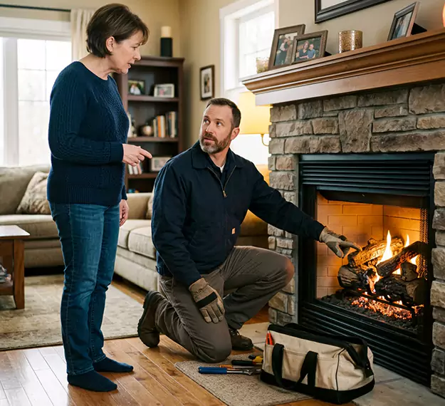 Why Abington Homeowners Choose Our Gas Fireplace Logs Team?
