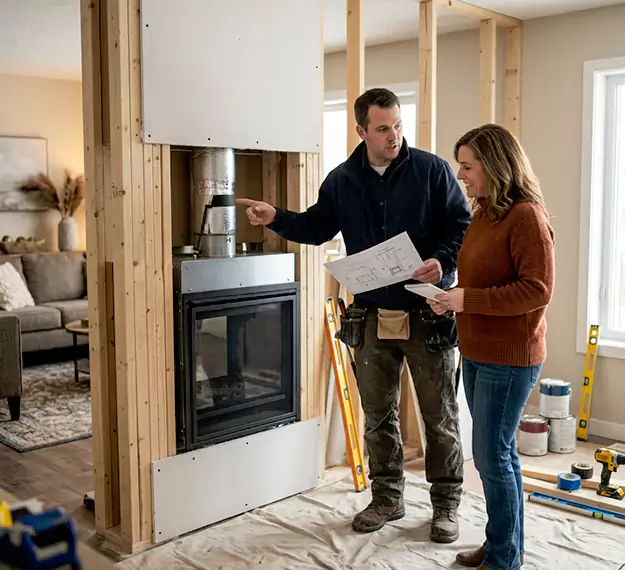 Why Abington Homeowners Choose Our Prefab Fireplace Installation Team?