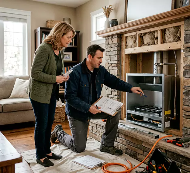 Why Abington, PA Homeowners Choose Our Propane Fireplace Installation Team?