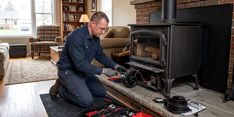 Wood Stove and Gas Fireplace Fan Repair Abington