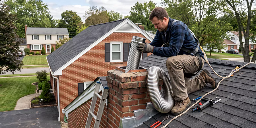 Chimney Sleeve Installation Abington