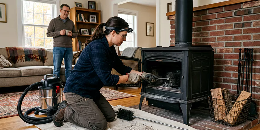 Wood Stove and Pellet Stove Cleaning Service Abington