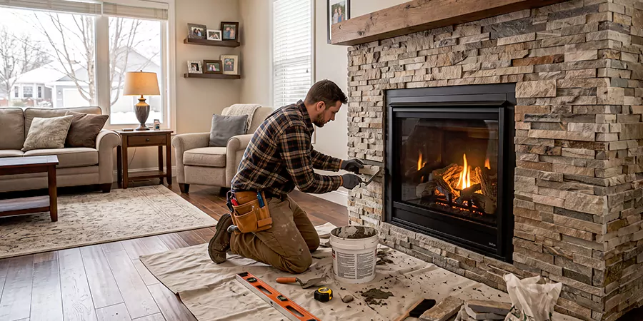 Fireplace Refacing Contractors Abington