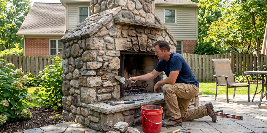 Outdoor Fireplace Repair Abington