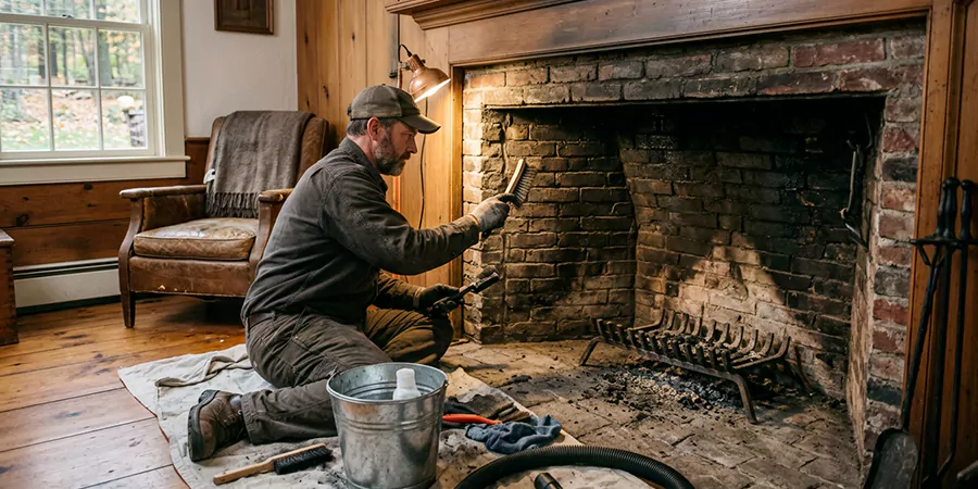 Inglenook and Coal Burning Fireplace Restoration Abington